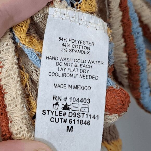 Altar'd State Striped Multicolor Tunic Tank size Medium - Picture 4 of 6